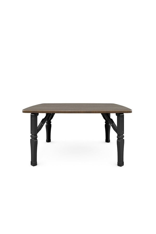 Living and Home 70cm Square Wooden Folding Coffee Table