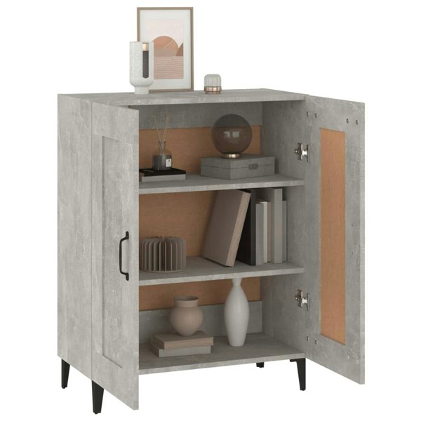 Berkfield Sideboard Concrete Grey 69.5x34x90 cm Engineered Wood