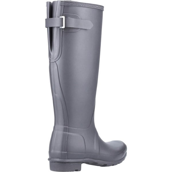 Hunter Original Tall Back Adjustable Wellington Boots Womens - Black