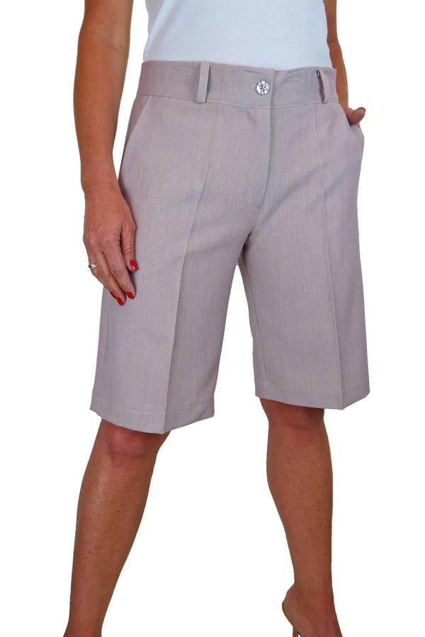 Paulo Due Women's Smart Pleated Tailored Shorts