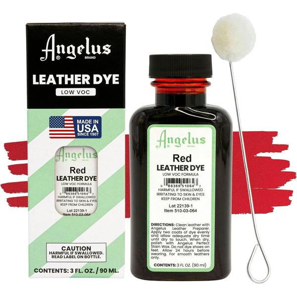 Angelus Low VOC Leather Dye - Non-Flammable Formula 3oz