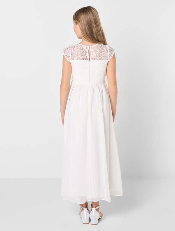 girls ivory wedding dress