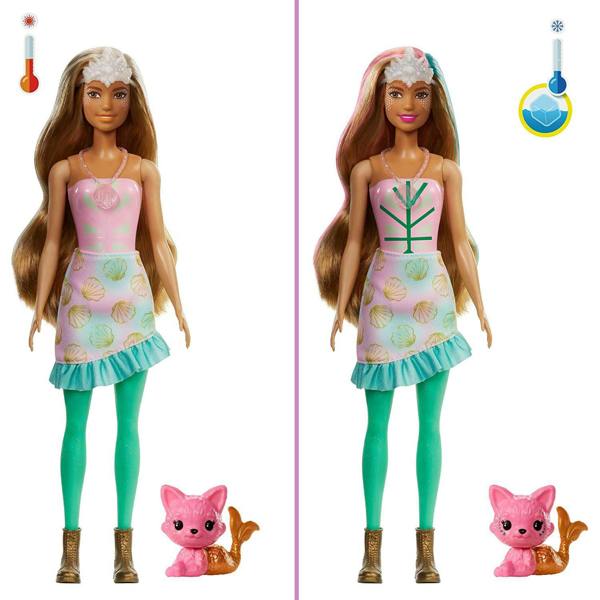 Barbie Colour Reveal Mermaid Doll with 25 Accessories Magical Toy Gift For Kids
