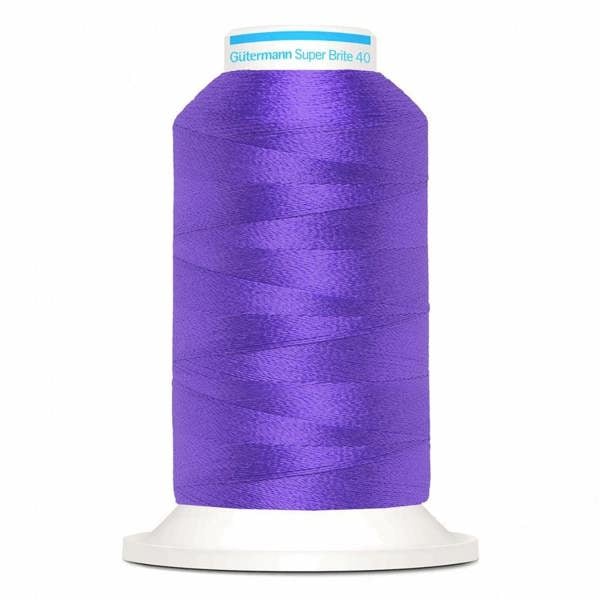 Gutermann Super Brite Polyester 40 Embroidery Thread 1000m Polyester Thread Suitable For Embroidery