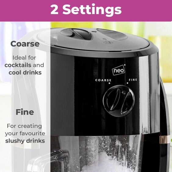 Neo Black and Copper Ice Crusher Slush Machine