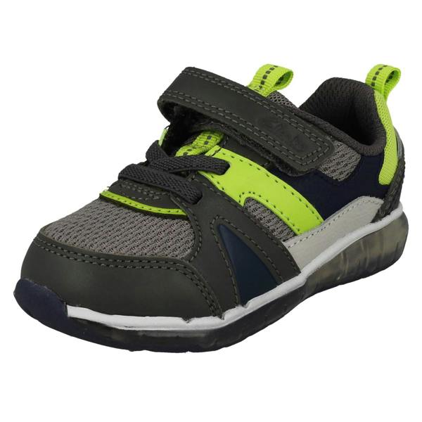 Clarks Boys Clarks Glo Move Trainers Spark Flash