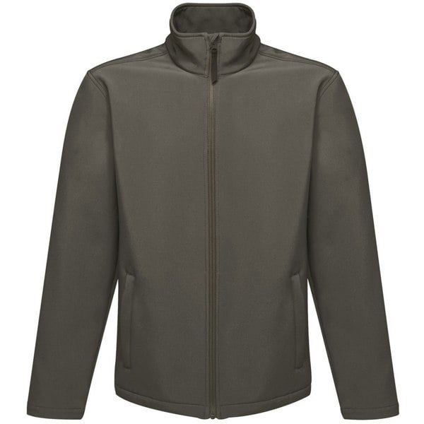 Regatta Reid Men's Softshell Wind Resistant Water Repellent Jacket - Seal Grey