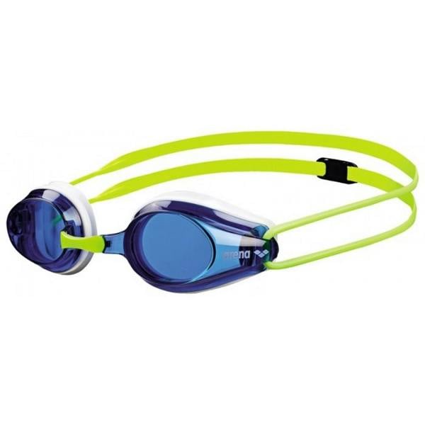 Arena Childrens/Kids Tracks Swimming Goggles - Blue/White/Yellow - 