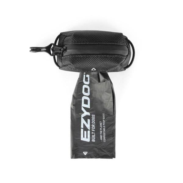 EzyDog Essential Poop Bag Holder in Black