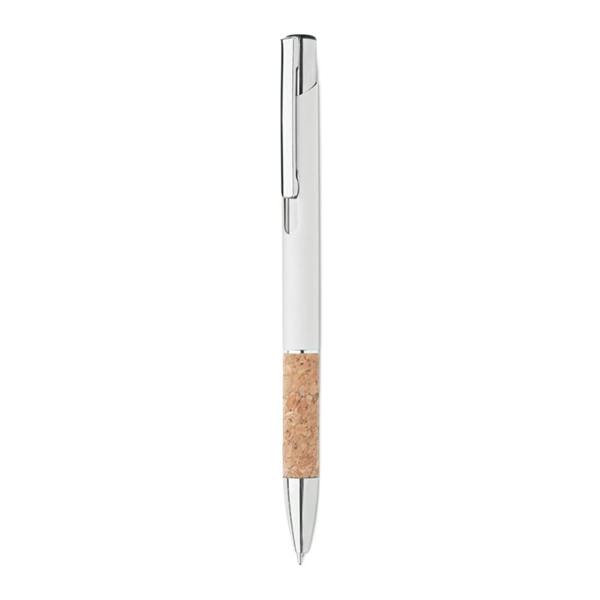MidOcean Veria Push Button Aluminium Pen - White - 