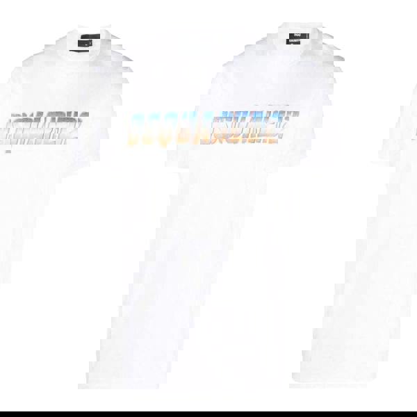 DSquared2 Unisex Adult Sparkle Logo Cool Fit T-Shirt - White