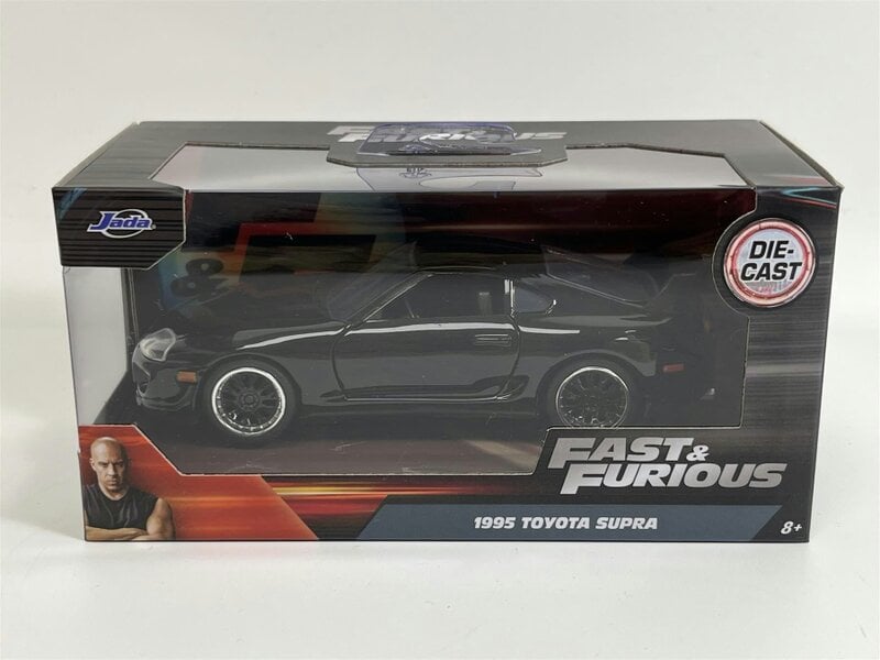 MCSlots Fast & Furious Toyota Supra 1995 Black 1:32 Scale Jada 33381