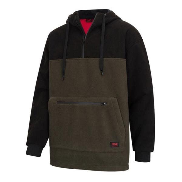 Hoggs of Fife Green King II Stormproof Bonded Hoodie in green ideal for farmers
