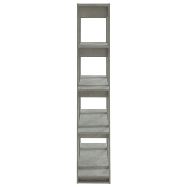 Berkfield Book Cabinet/Room Divider Concrete Grey 100x30x160 cm
