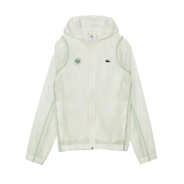 Lacoste Mens Roland-Garros Windbreaker - Cream - 