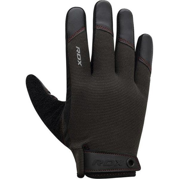 RDX Sports GYM TRAINING GLOVES T2 FULL BROWN PLUS