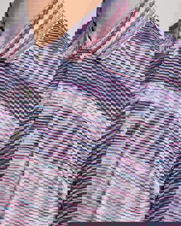 Missoni Space Dye Short Sleeve Polo Shirt - Supplied FashionMissoni