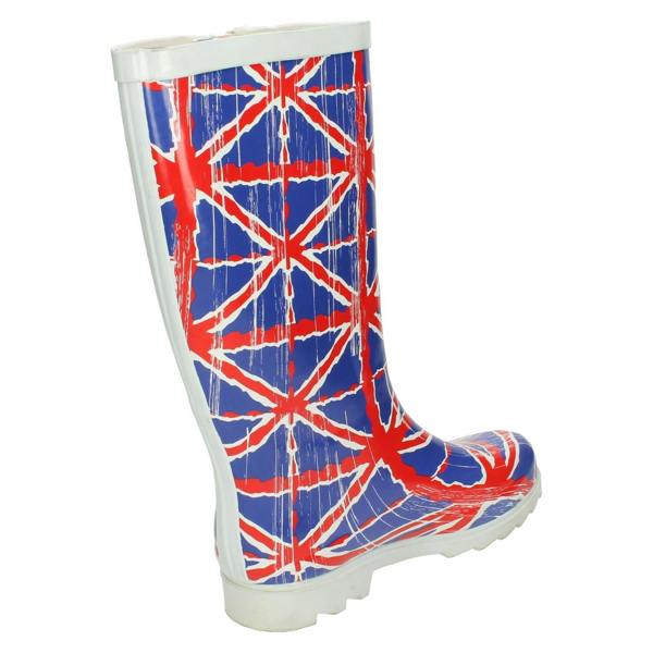 Spot On Ladies Spot On British Flag Design Wellington Boots