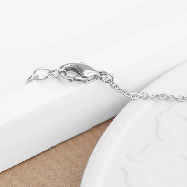 Personalised Initial Tag Necklace - product in use