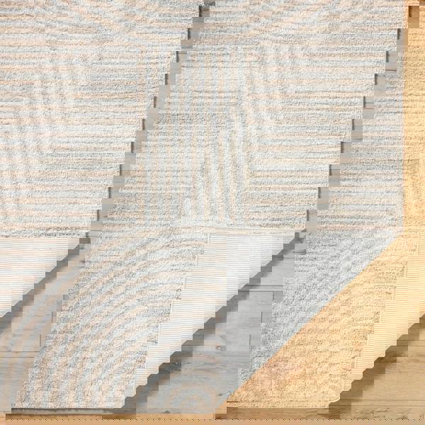 Livabliss Fossay Shag-Washable Beige Modern High Pile Rug