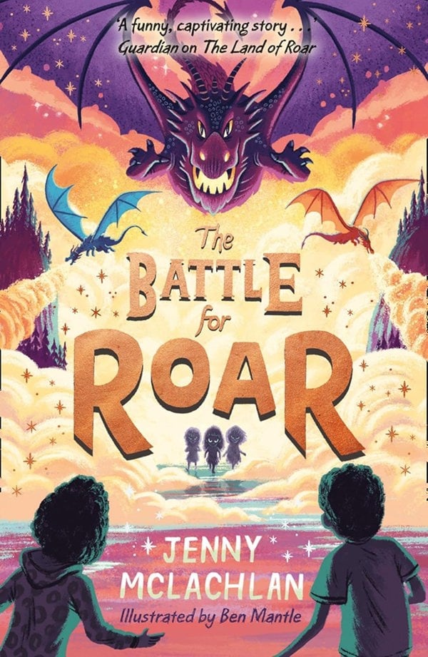 The Land of Roar Series 4 Books Collection Set by Jenny McLachlan (Land of Roar, Return to Roar, Battle for Roar, Dragon Riders of Roar)