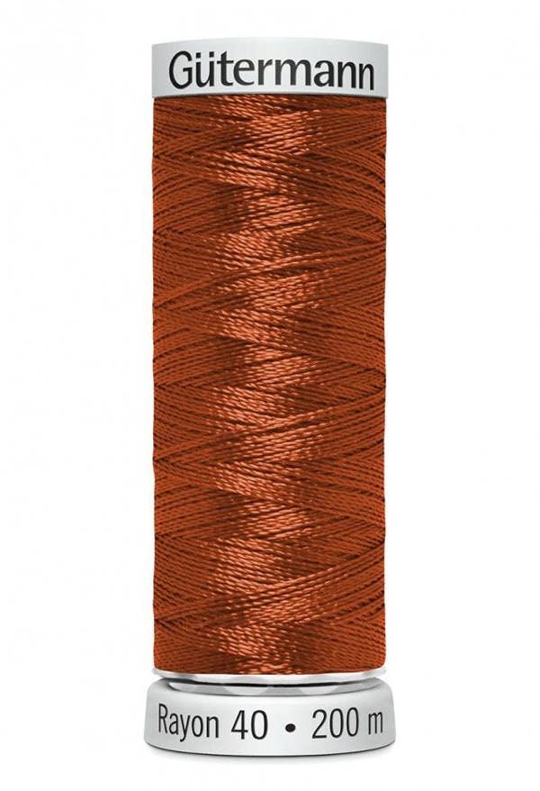 Gutermann No 40 Sulky Rayon Embroidery Thread 200m Rayon Thread Suitable For Embroidery