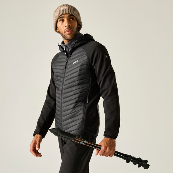 Regatta Mens Andreson Hybrid Jacket - Black
