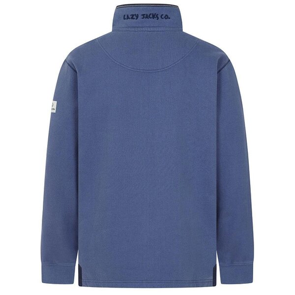 Lazy Jacks LJ40 - Quarter Zip Sweatshirt - Denim