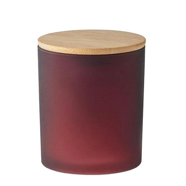 MidOcean Keops Cinnamon Plant-Based Scented Candle - Burgundy - 