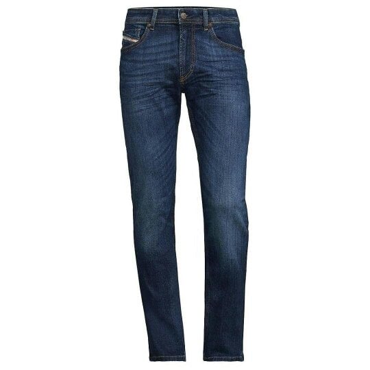 Diesel Mens Thommer-R Jeans - Dark Blue - Dark Blue - 99% Cotton/1% Elastane