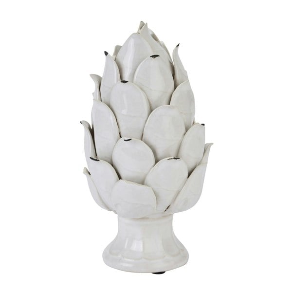 Hill Interiors Chianti Artichoke Decoration - White