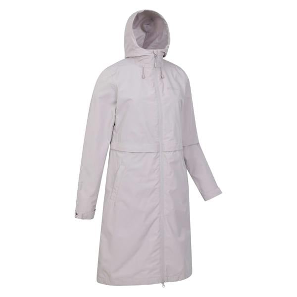 Mountain Warehouse Womens/Ladies Hilltop Extra Long Waterproof Jacket - Light Beige - 