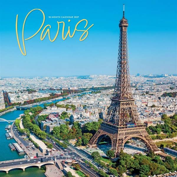 Paris Calendar 2027, Wall Calendars, Month To View, Travel, Gift