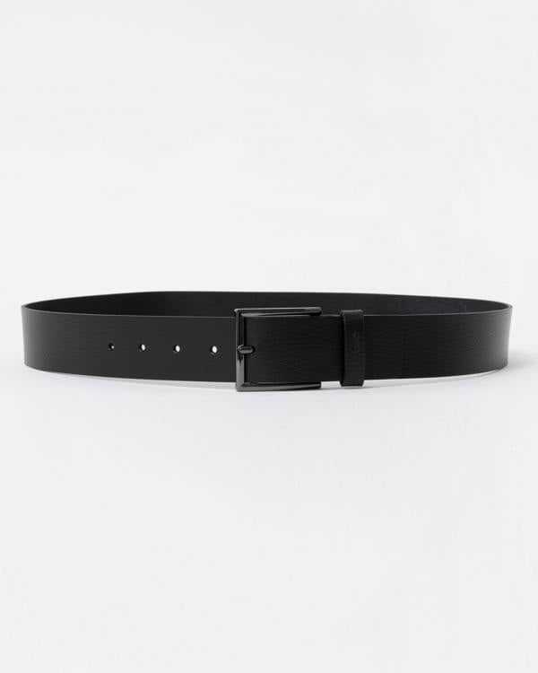HUGO Giaspo-GR Mens Leather Belt - Black 002