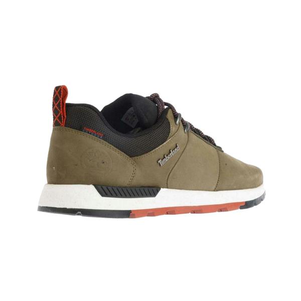 Timberland Mens Field Trekker Leather Hiking Shoes - Khaki Green - 