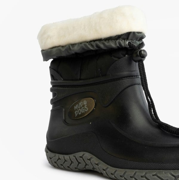 Mud Dogs NORDIC Ladies Winter Boots Black
