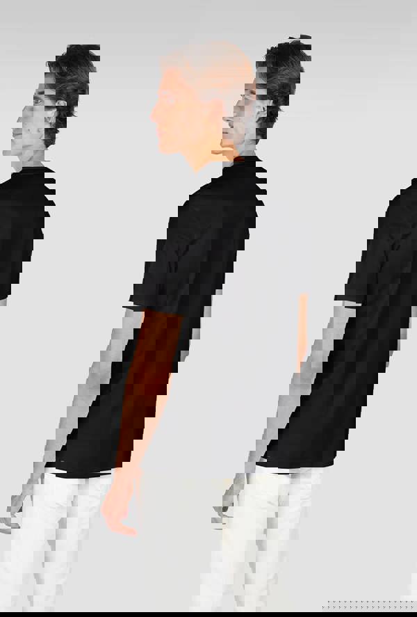 Paul & Shark Aqua Touch Cotton T-Shirt With Shark Fin Embroidery