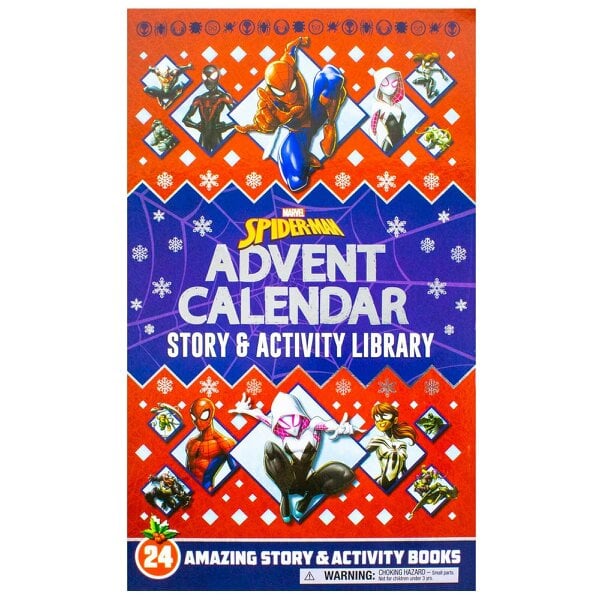 Marvel Spider-Man Advent Calendar Story and Activity Library - 24 Amazing Story & Activity Books
