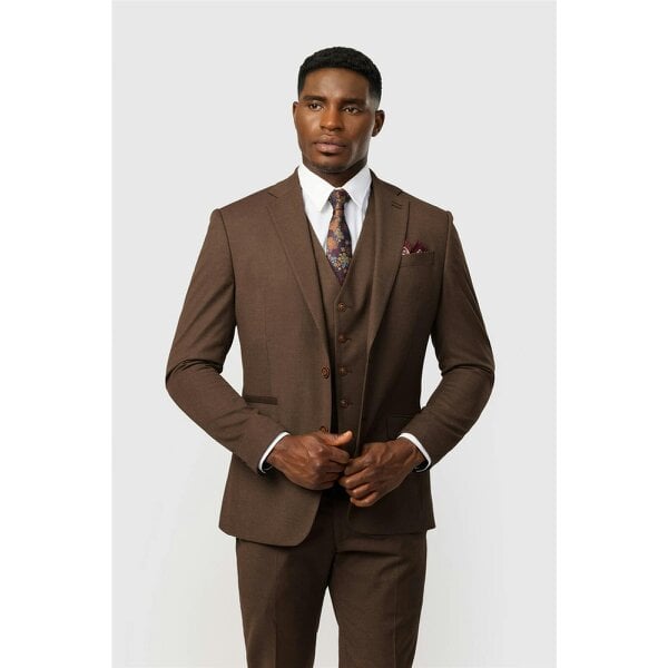 Antique Rogue Slim Fit Harley Flannel Chestnut Jacket