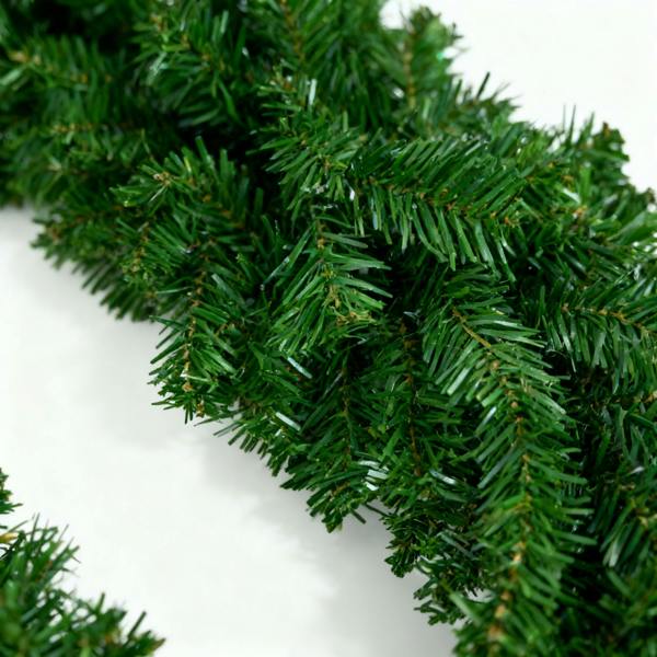 2.7m Alaskan Green Christmas Garland for Festive Mantels, Bannisters and Displays image 9