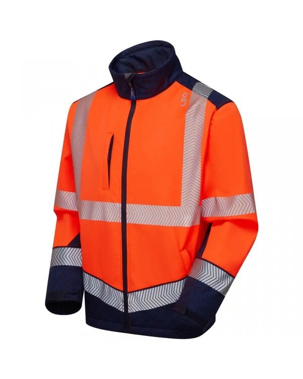 Leo Workwear Bowden EcoViz Softshell Jacket