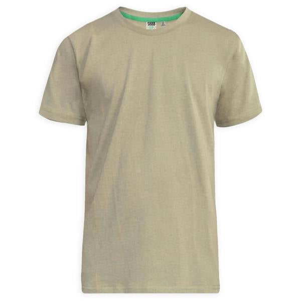 Duke Mens D555 Flyers 2 Crew Neck T-Shirt - Khaki - 
