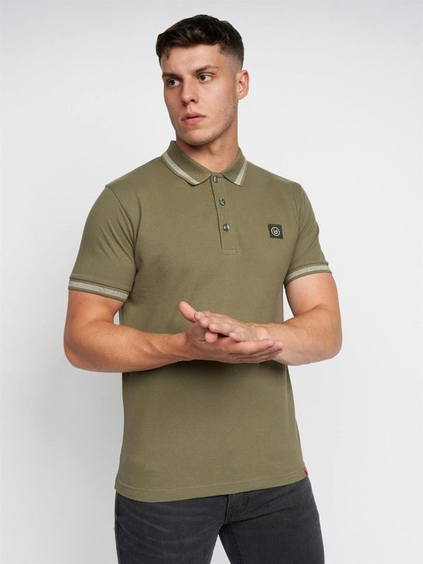 Duck and Cover Feltar Polo - Olive