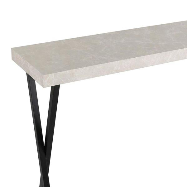 Pagazzi Lighting Brito Grey Marble Console Table