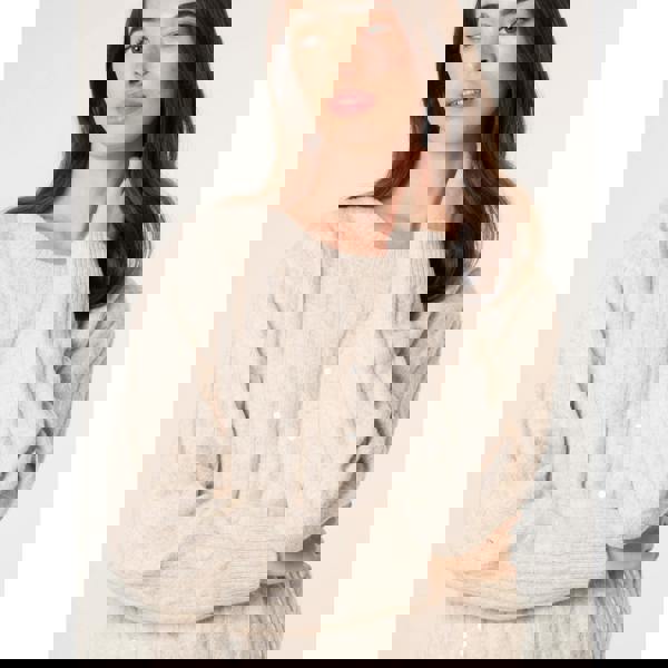 Blue Vanilla Round Neck Jumper With Sequin