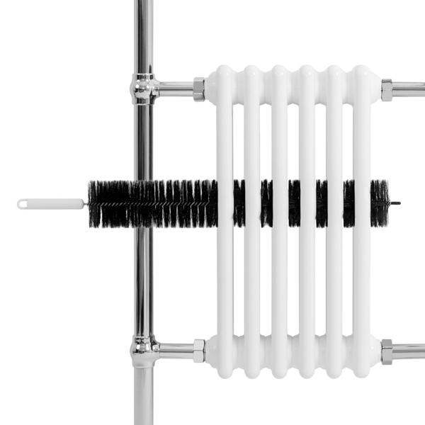 Monstershop Traditional Heated Towel Rail Radiator – 950mm x 570mm  – White
