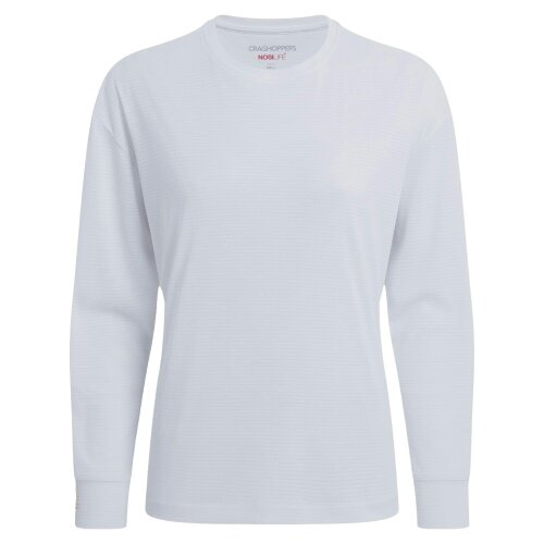 Craghoppers Womens Nosilife Long-Sleeved T-Shirt - White - 18 UK - White - 100% Recycled Polyester