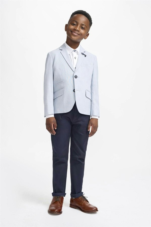 Boys Siren Sky Blazer Front 2