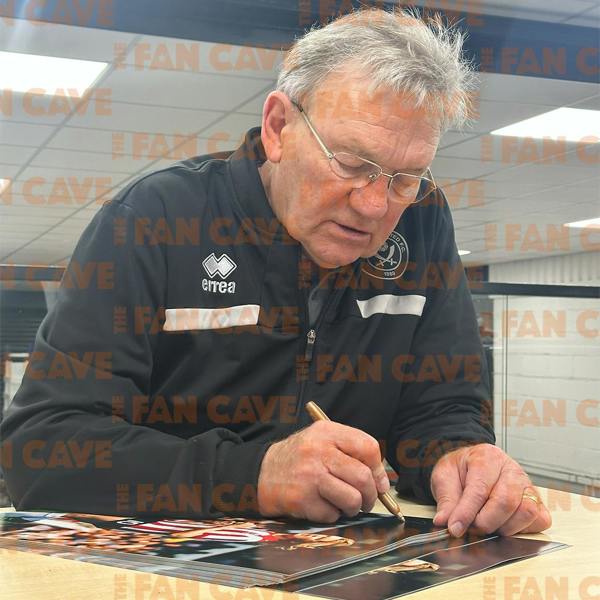 Tony Currie Signed Sheffield United Deluxe Mount Display