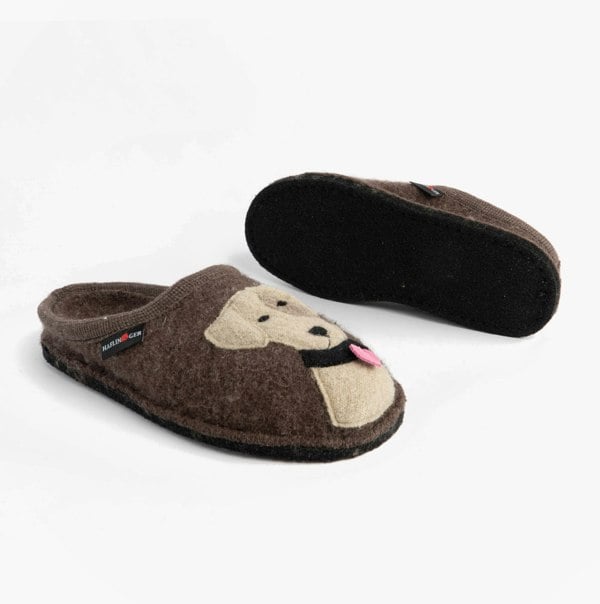Haflinger RUDI Womens Slippers Brown